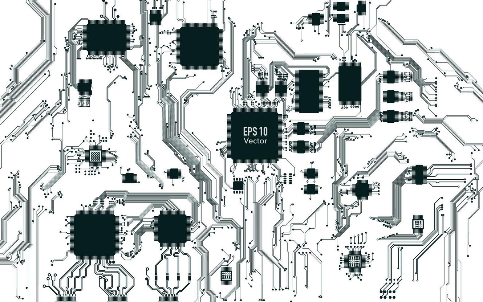 fond de motif électronique vecteur