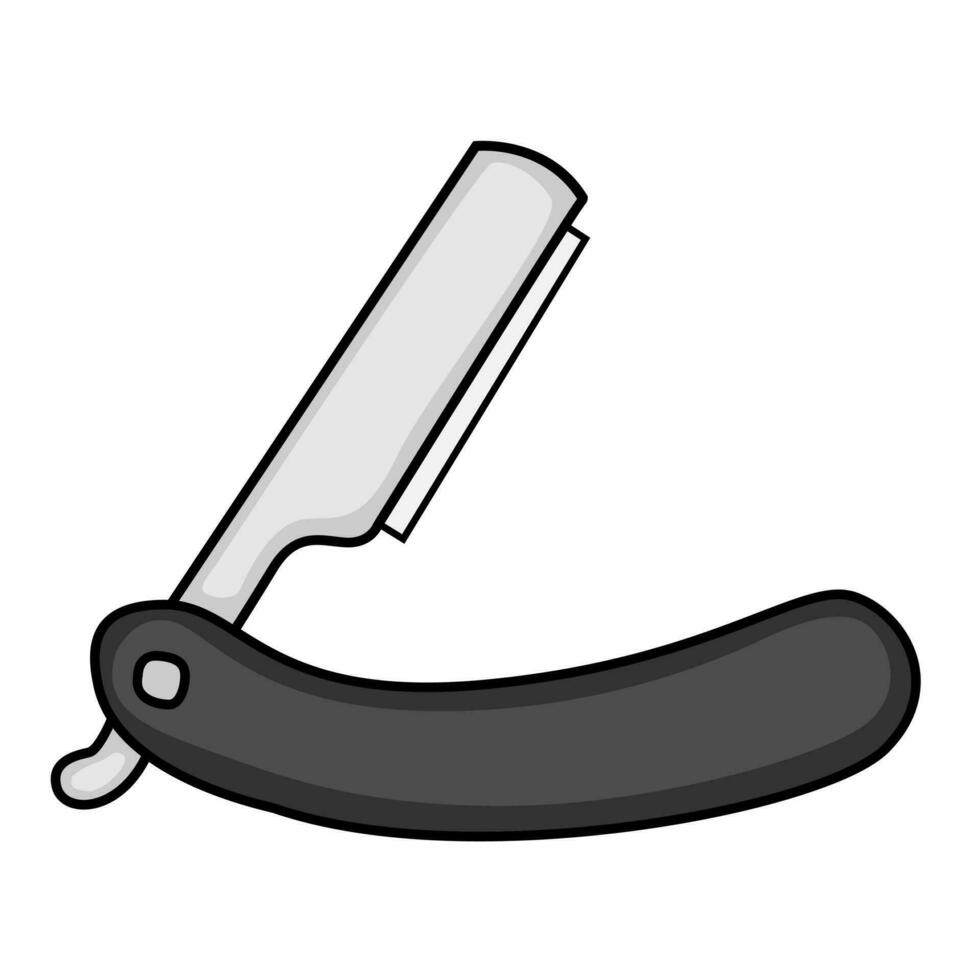 illustration vectorielle de lame de rasoir vecteur