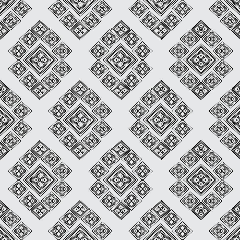 conception de motifs ethniques géométriques traditionnels, une texture utilisée pour la jupe, le tapis, le papier peint, les vêtements, l'emballage, le batik, le tissu, les vêtements, la mode, la chemise et l'illustration vectorielle vecteur