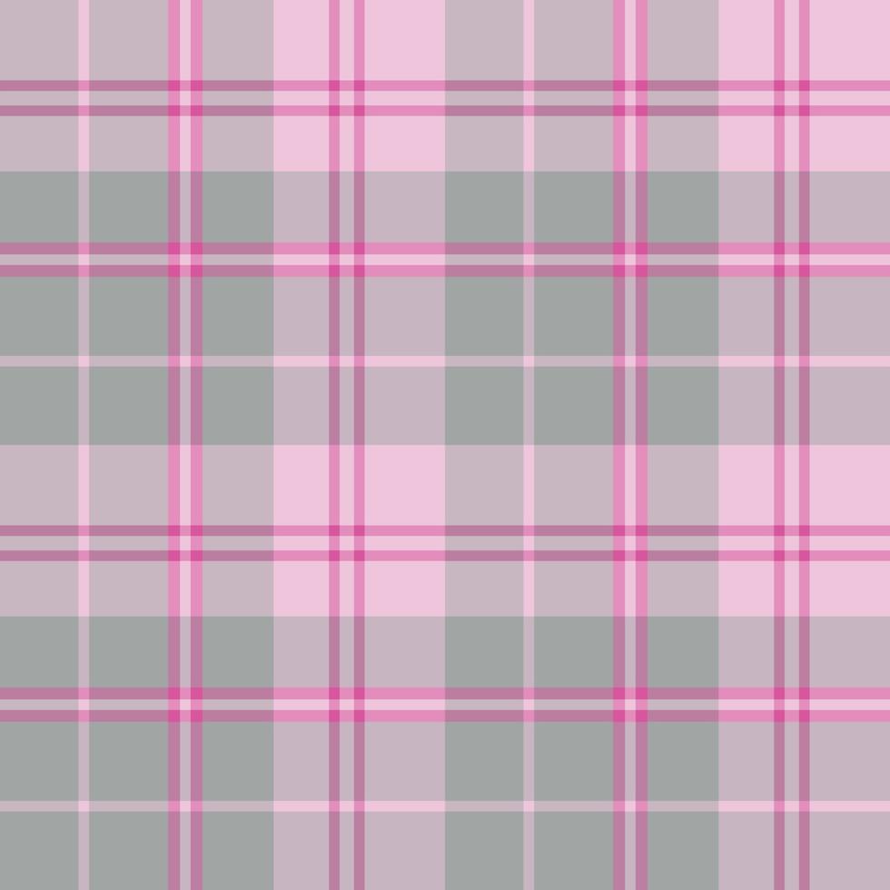 motif sans couture dans une lumière créative étonnante et des couleurs roses et grises vives pour le plaid, le tissu, le textile, les vêtements, la nappe et d'autres choses. image vectorielle. vecteur