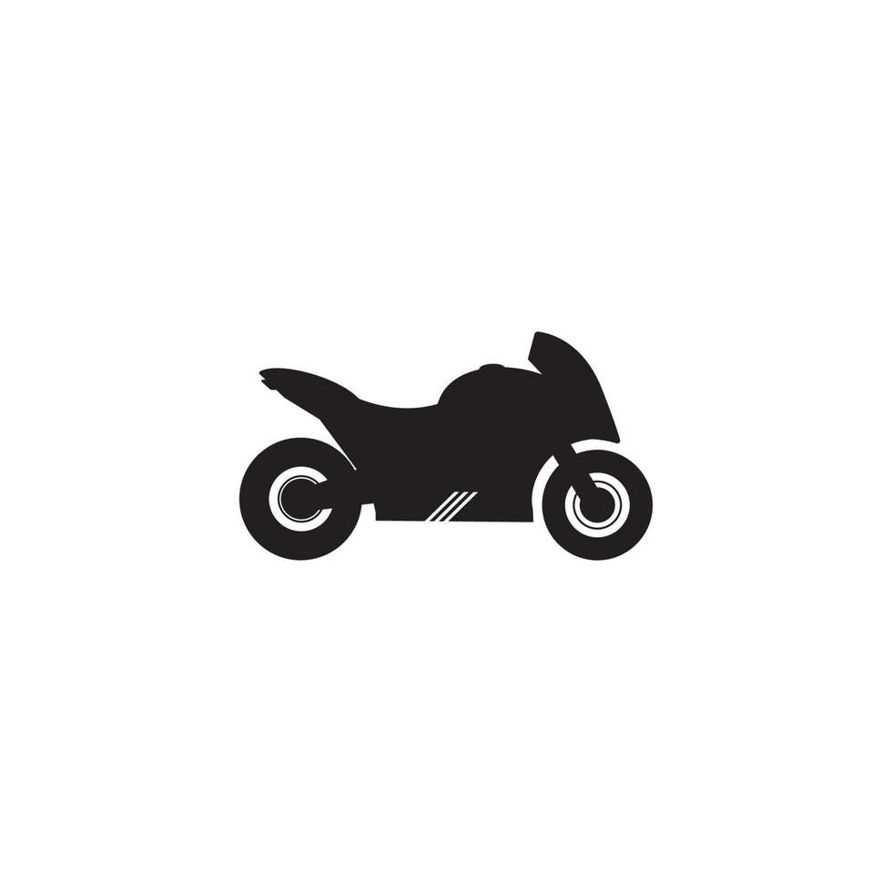 conception de modèle d'illustration vectorielle d'icône de moto. vecteur
