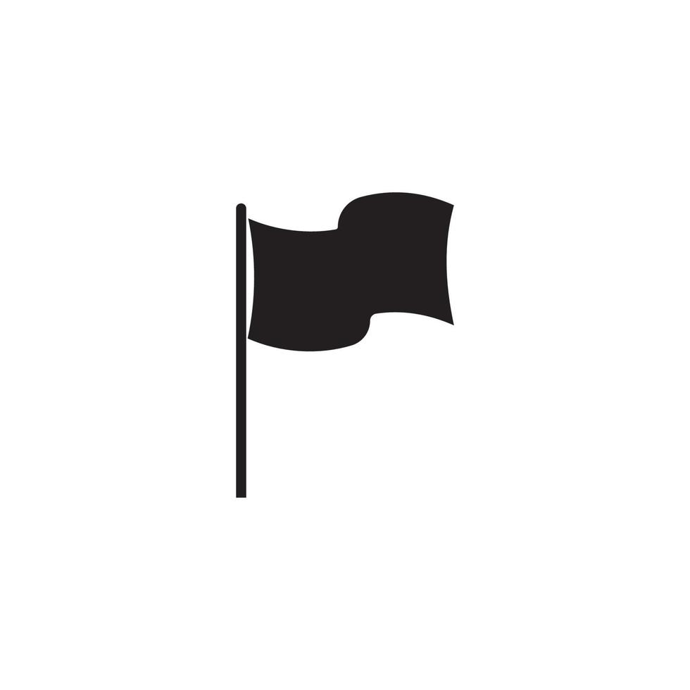 drapeau icône illustration vectorielle conception simple vecteur