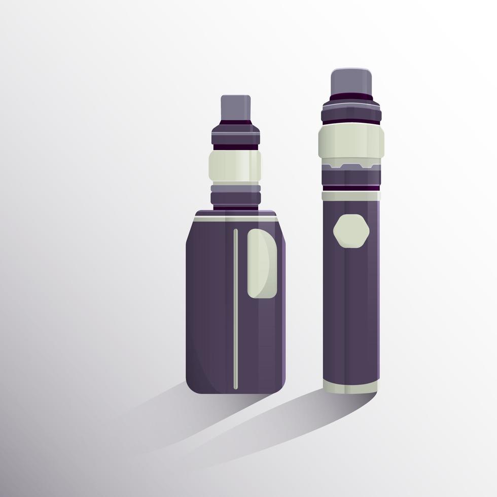 icône de vape de fumer. style réaliste. illustration vectorielle vecteur