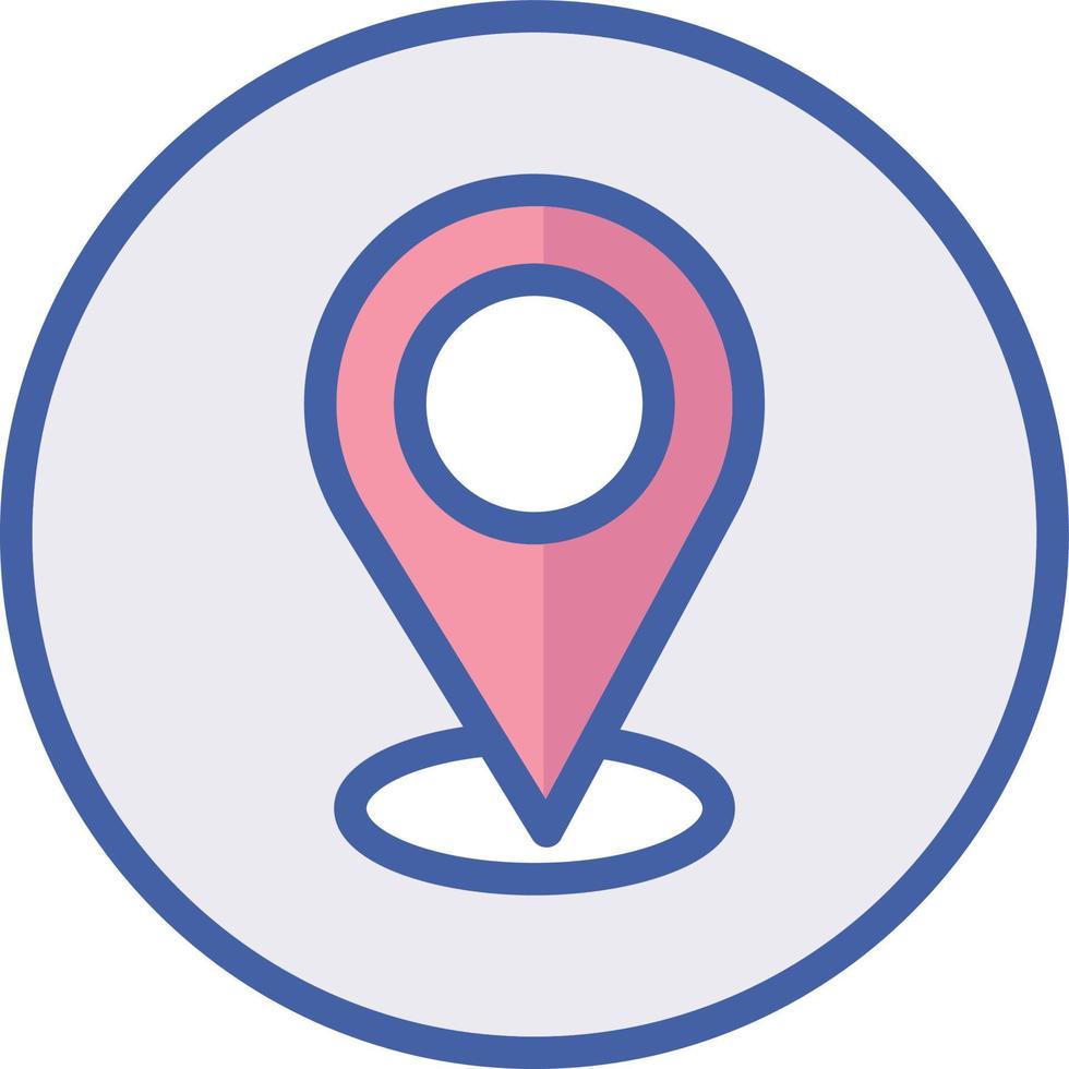 icône de vecteur de localisation qui convient aux travaux commerciaux et la modifie ou la modifie facilement
