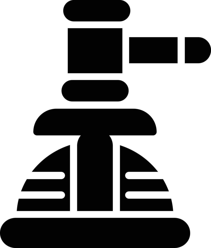 icône de glyphe de droit du travail vecteur
