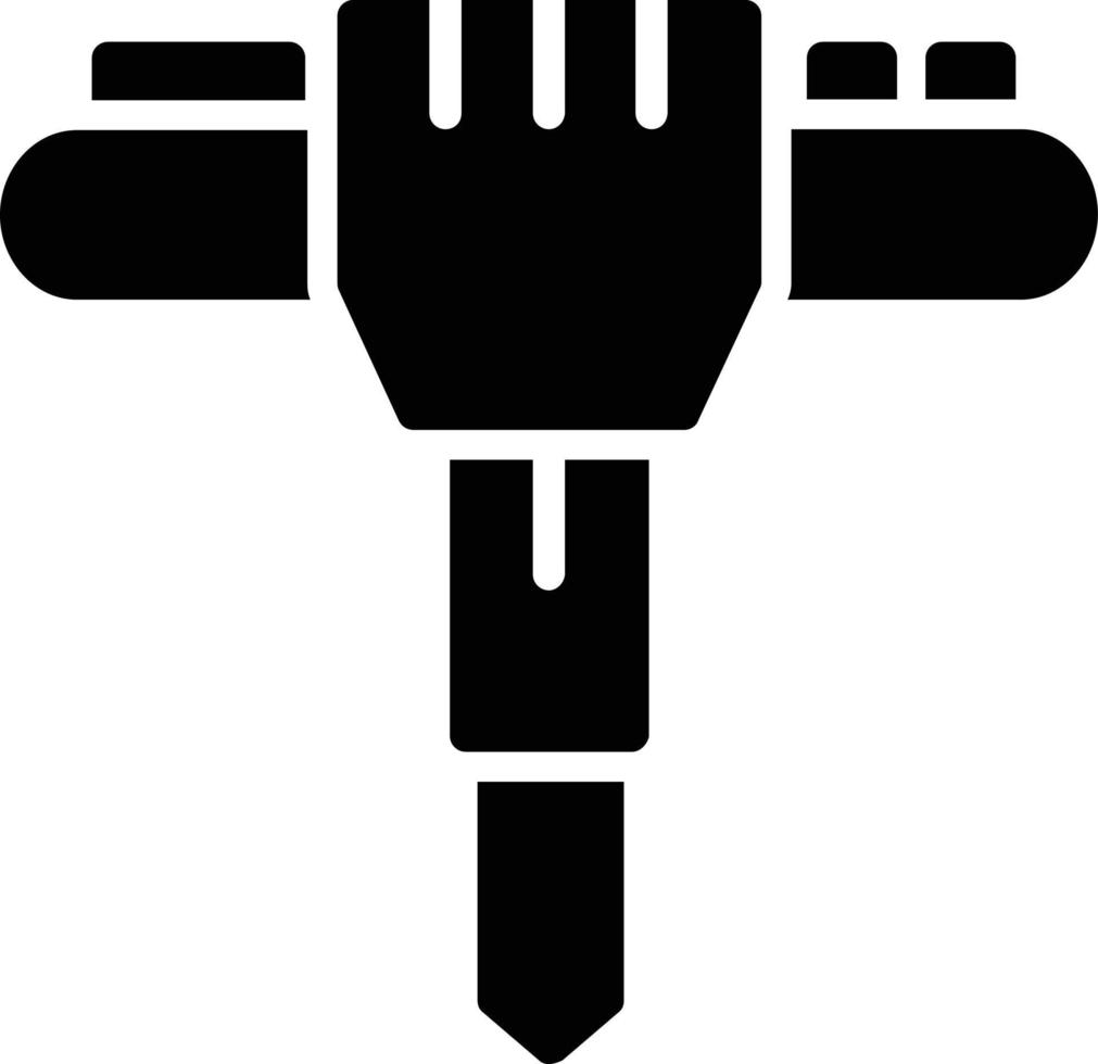 icône de glyphe de machine vecteur