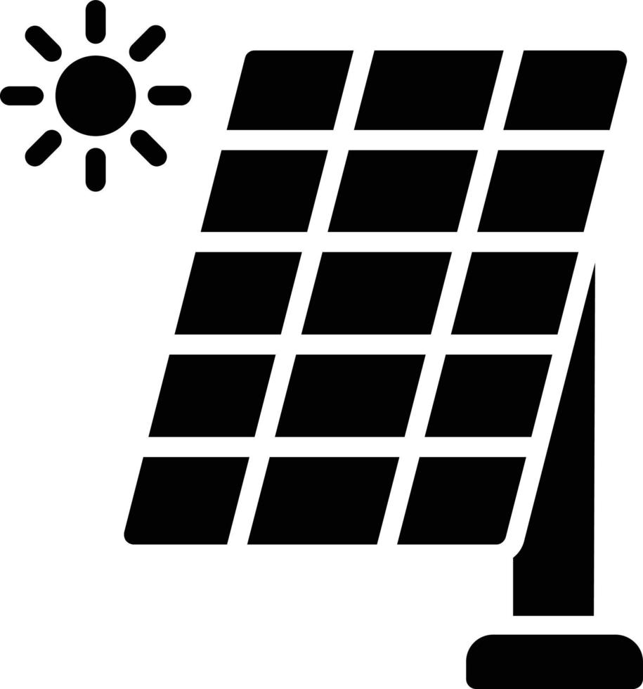 icône de glyphe du système solaire vecteur