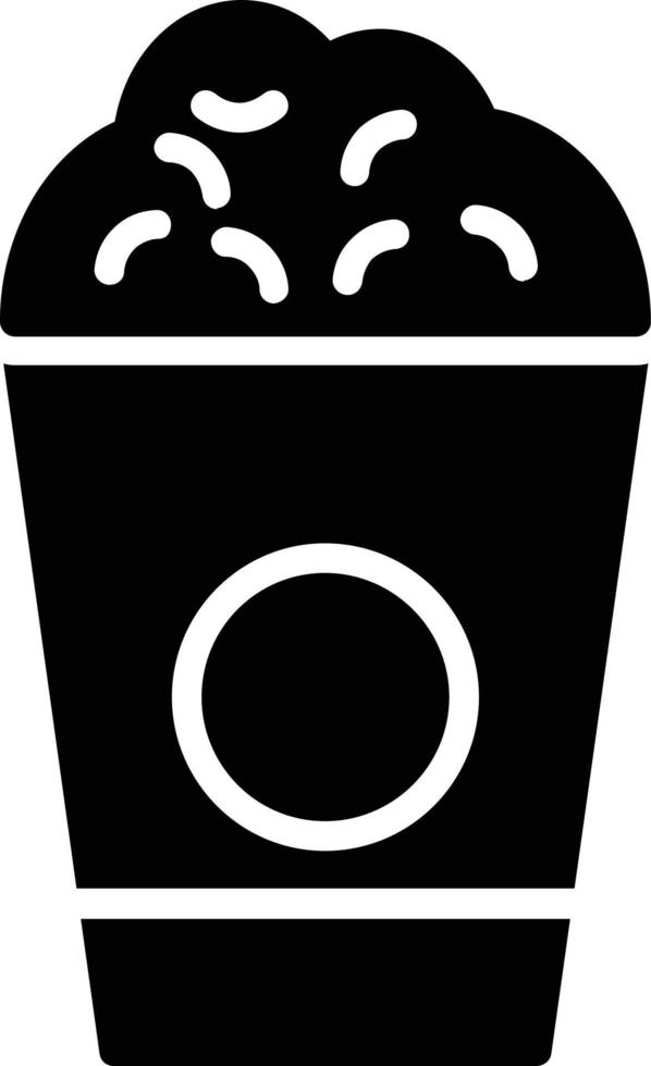 icône de glyphe de bière vecteur
