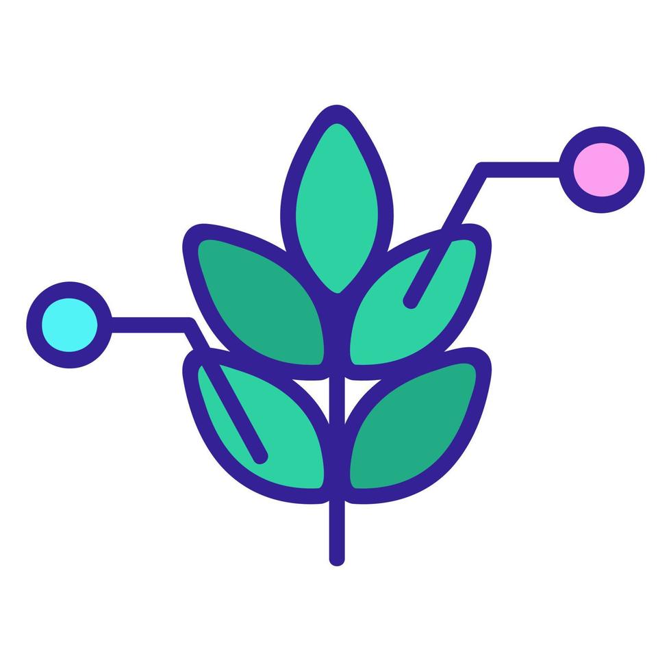 vecteur d'icône de ferme intelligente. illustration de symbole de contour isolé