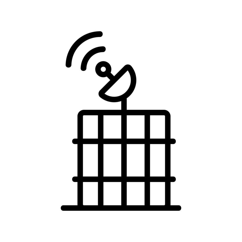 vecteur d'icône de communication mobile. illustration de symbole de contour isolé