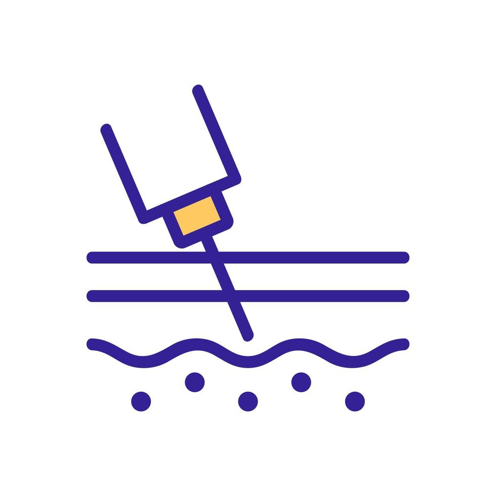 vecteur d'icône de soins de la peau. illustration de symbole de contour isolé