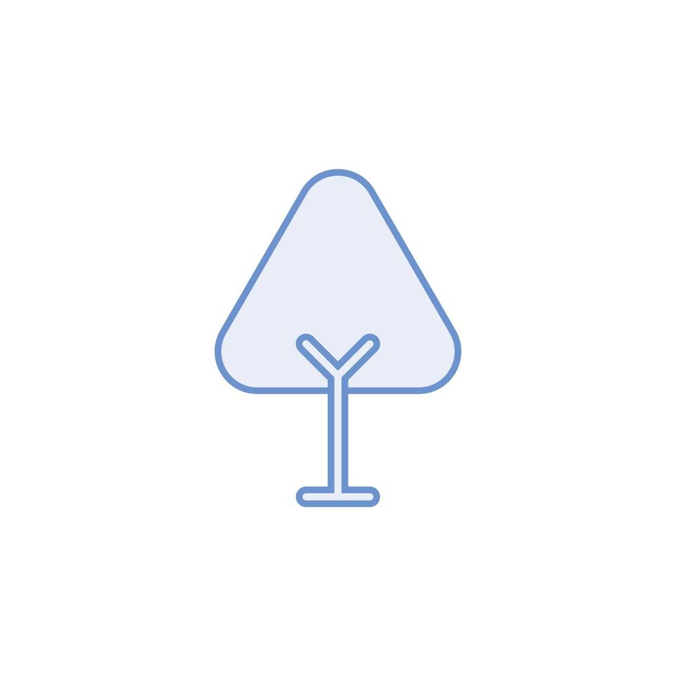vecteur d'arbre pour la présentation de l'icône du symbole du site Web
