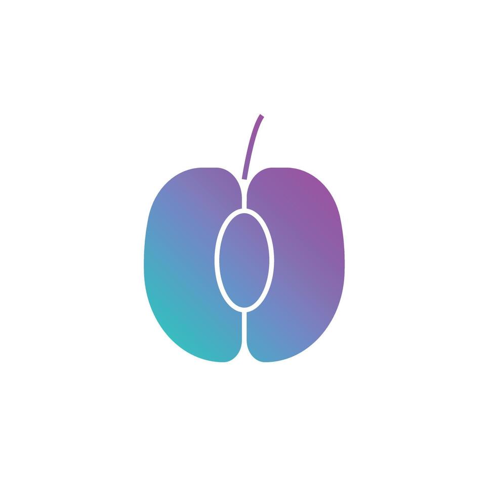 vecteur de pomme pour la présentation de l'icône du symbole du site Web