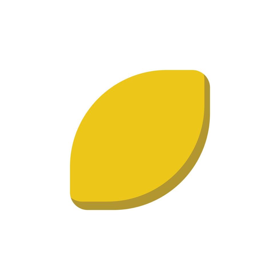 vecteur de citron pour la présentation de l'icône du symbole du site Web