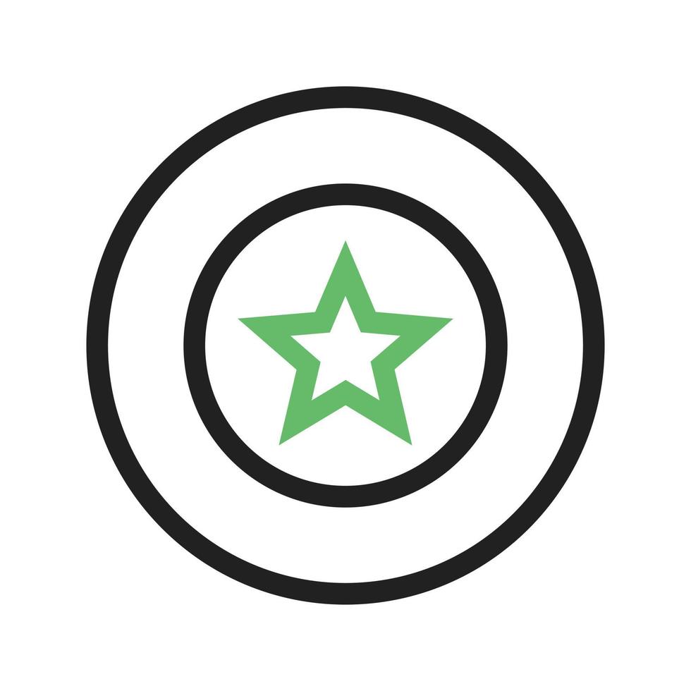 ligne de badge icône verte et noire vecteur