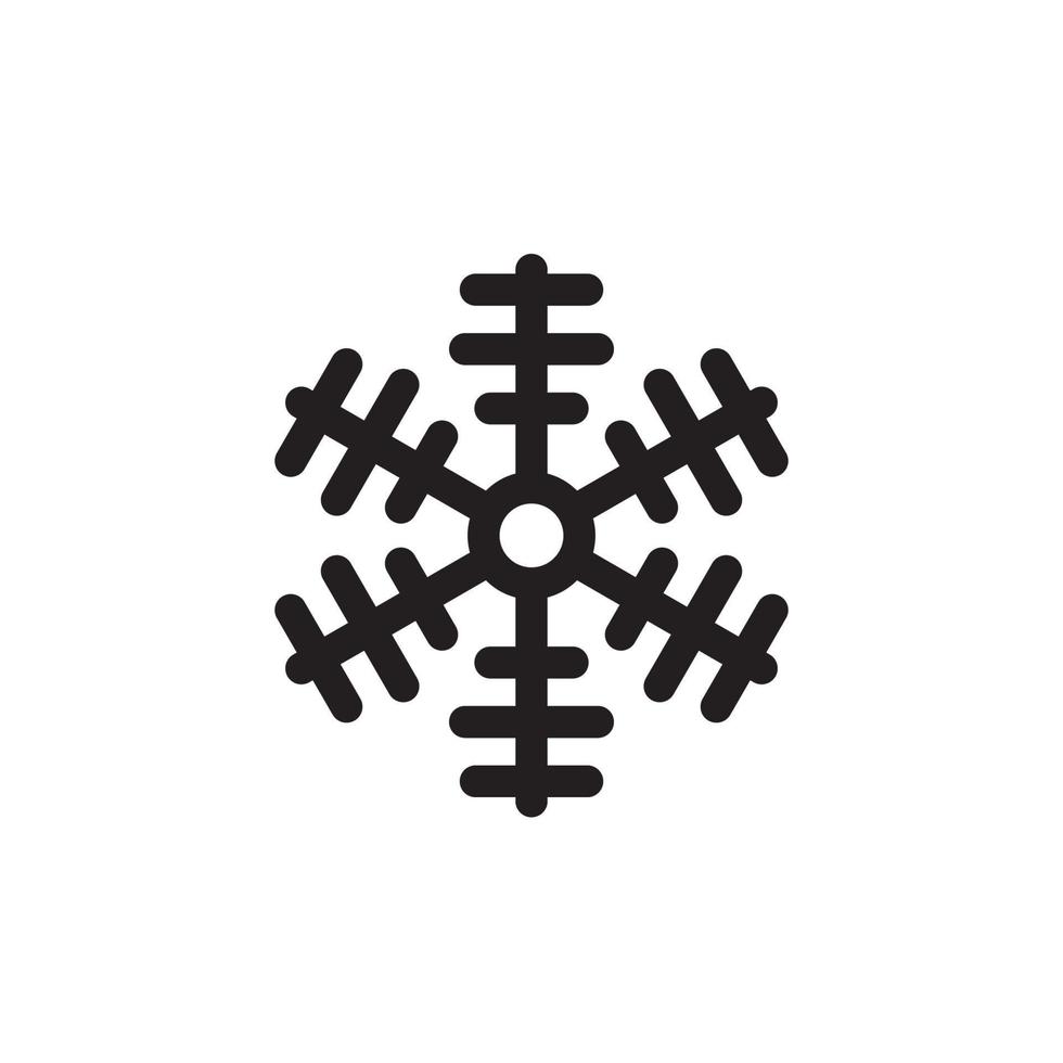 icône de flocon de neige eps 10 vecteur