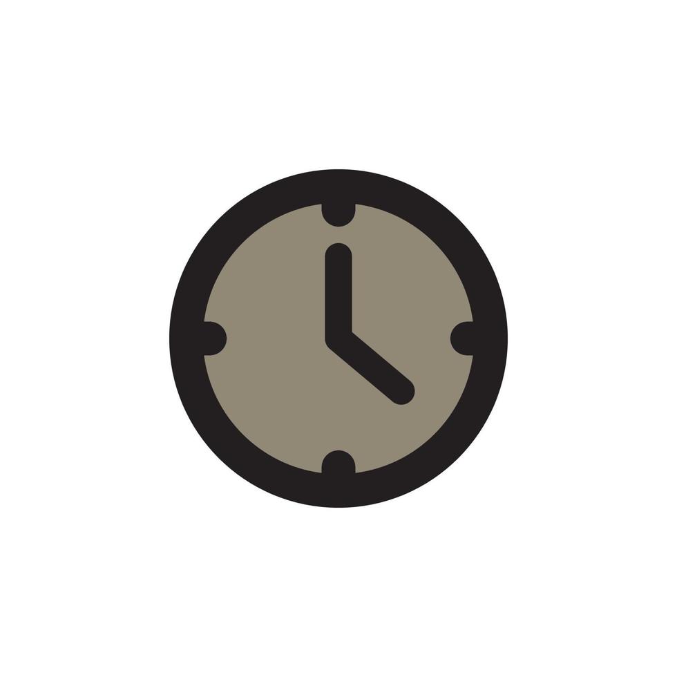 icône d'horloge eps 10 vecteur