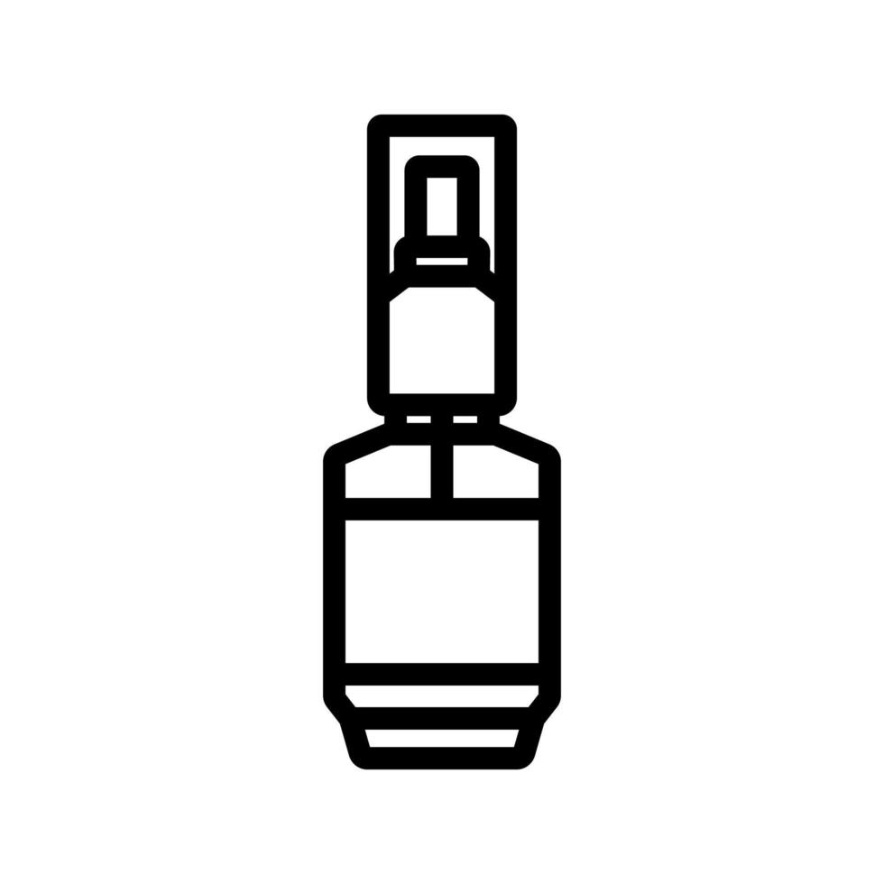 illustration de vecteur d'icône de flacon pulvérisateur de sérum de parfum