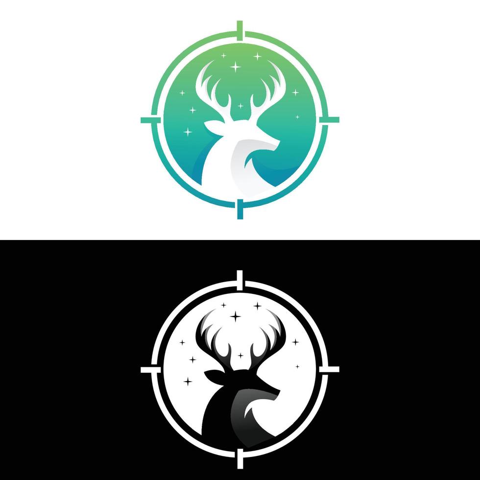 vecteur de logo de cerf