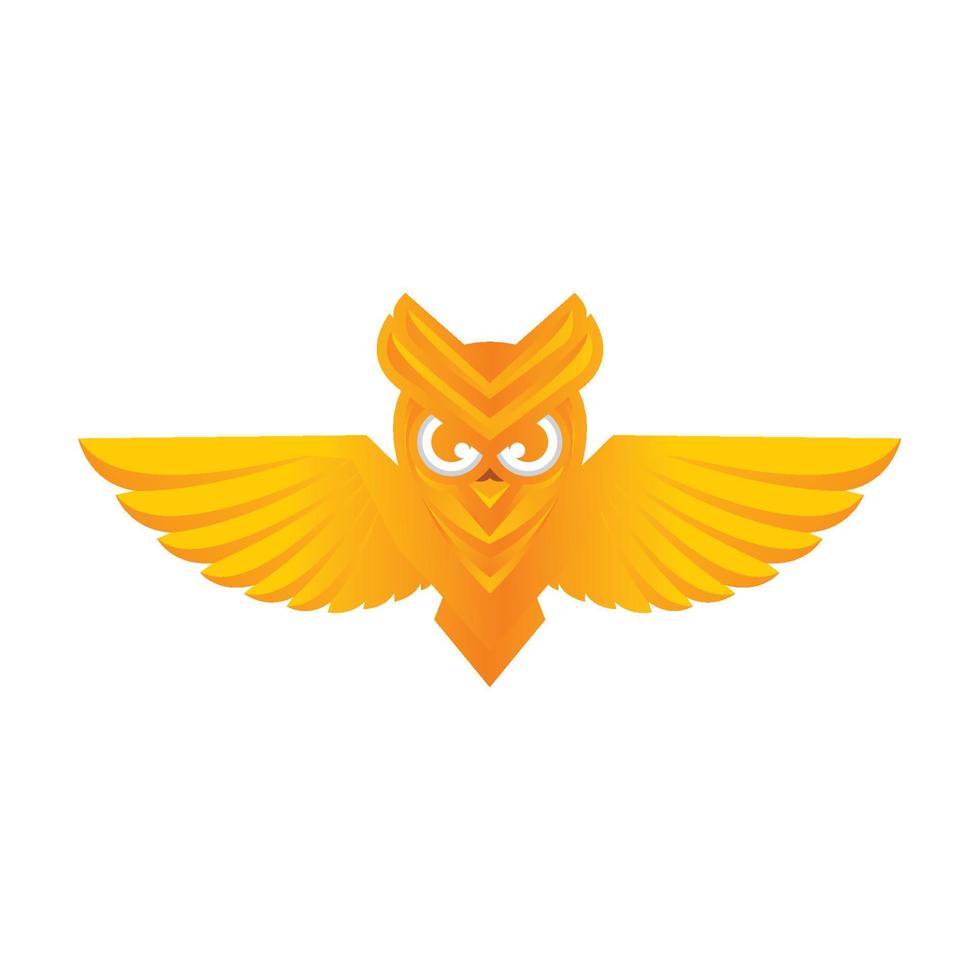 vecteur de logo de hibou