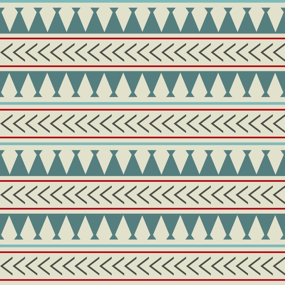 motif de triangles sans soudure de vecteur maori, ethnique, style japon. fond géométrique coloré.