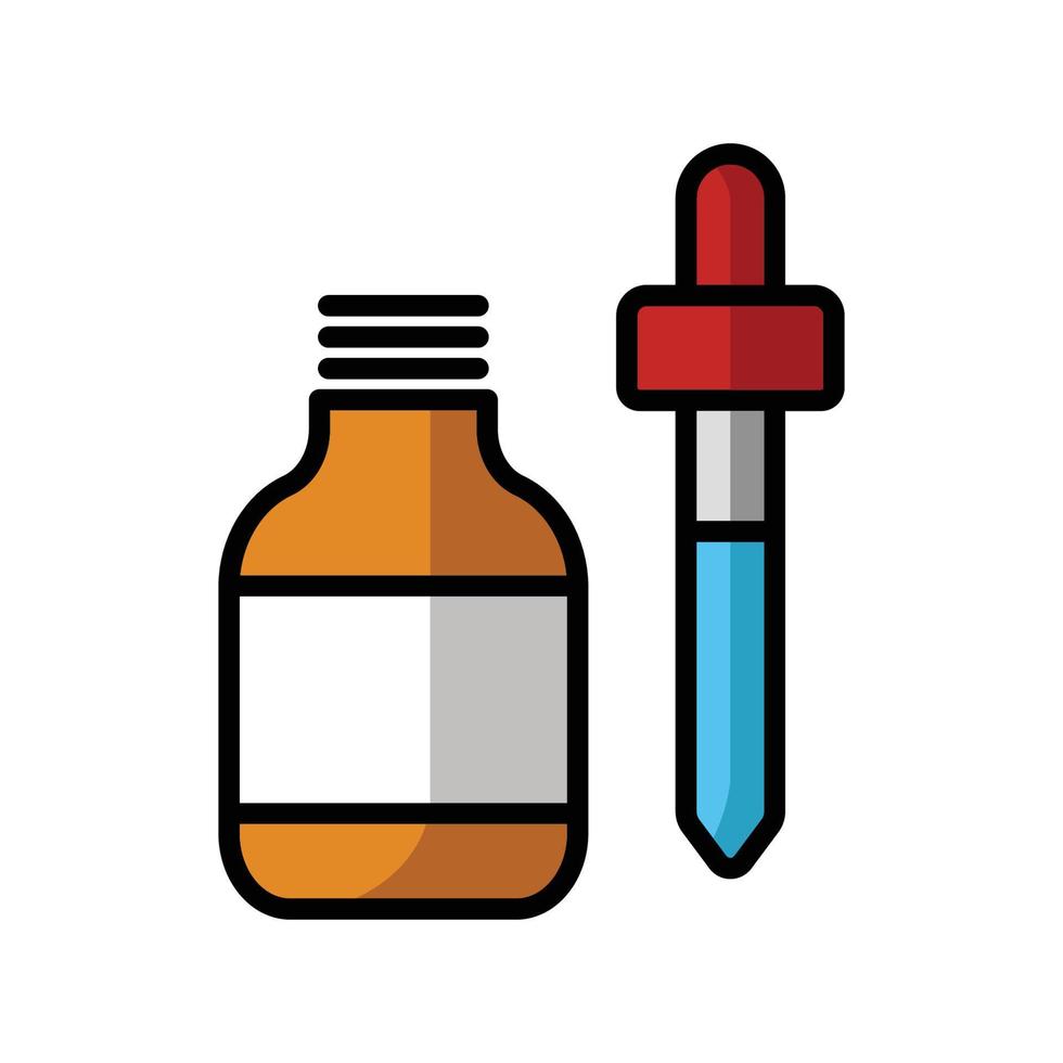 modèle de conception de vecteur icône compte-gouttes