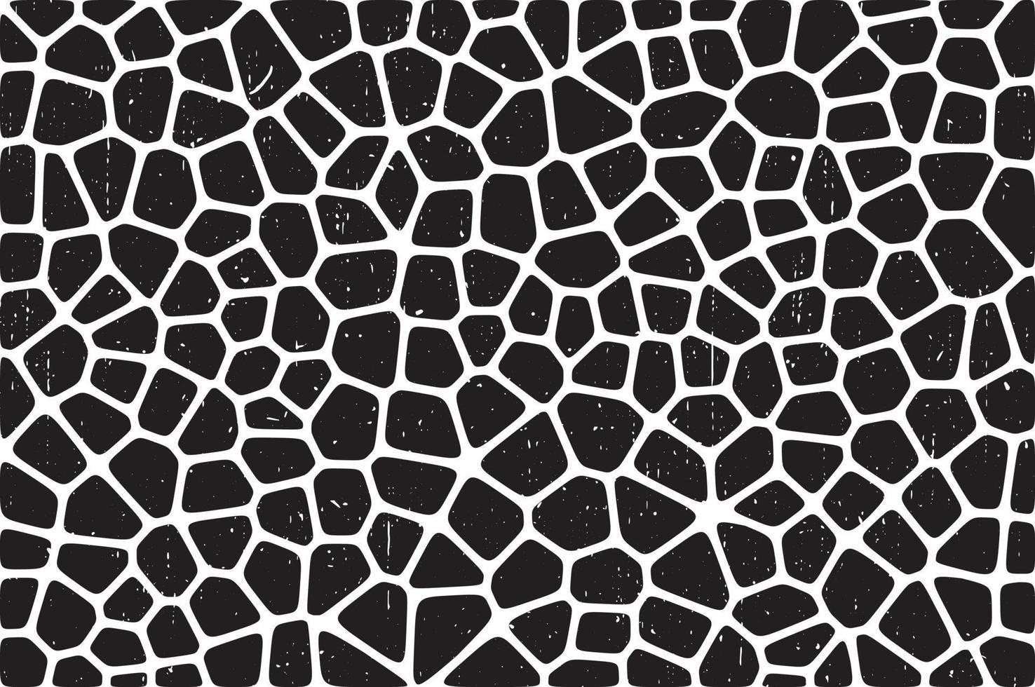 arrière-plans de vecteur de motif abstrait voronoi avec texture grunge