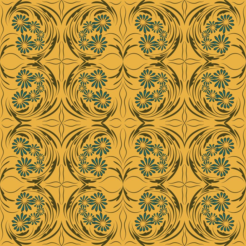 folklorique fleurs impression floral motif ethnique art vecteur