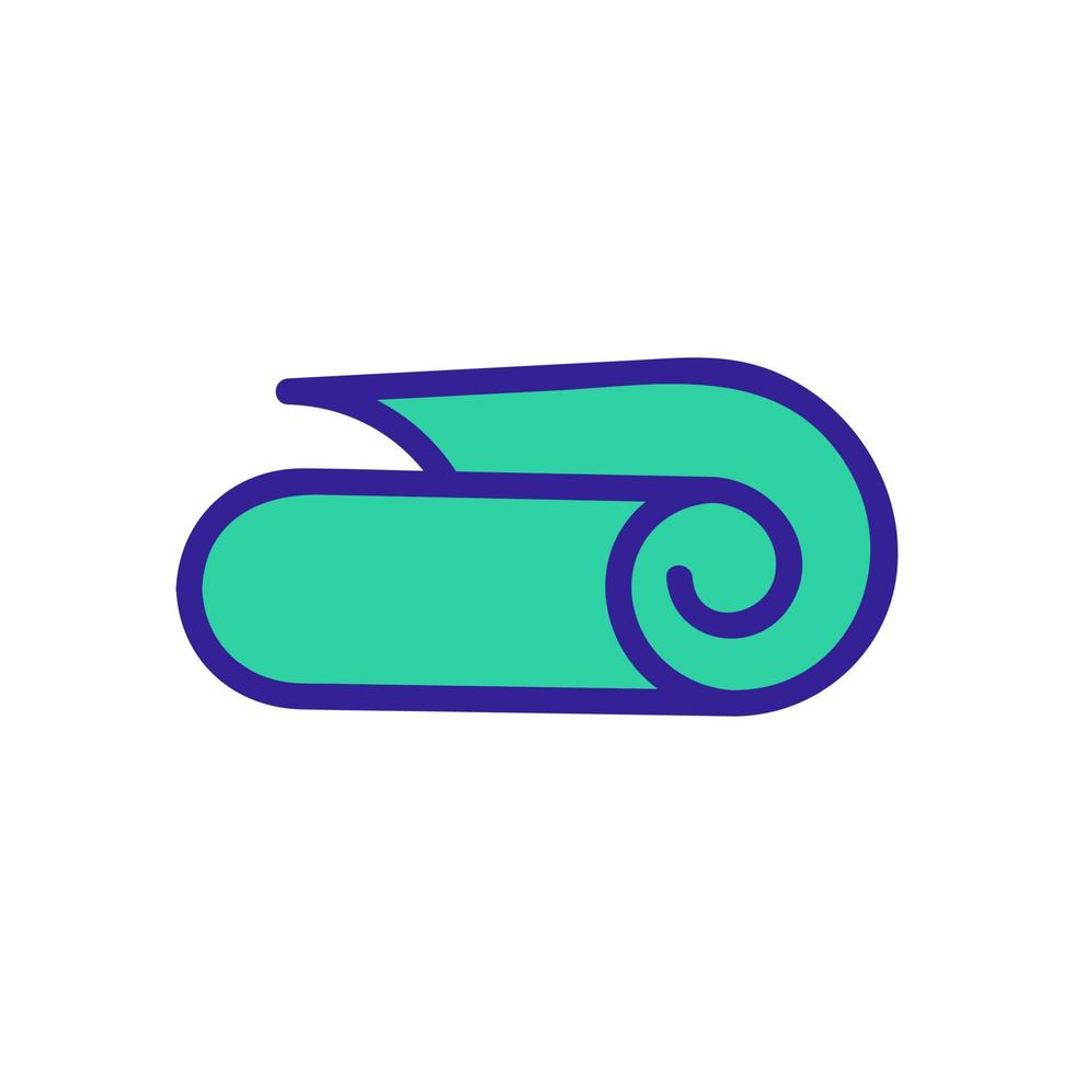 illustration de contour vectoriel icône bobine en plastique