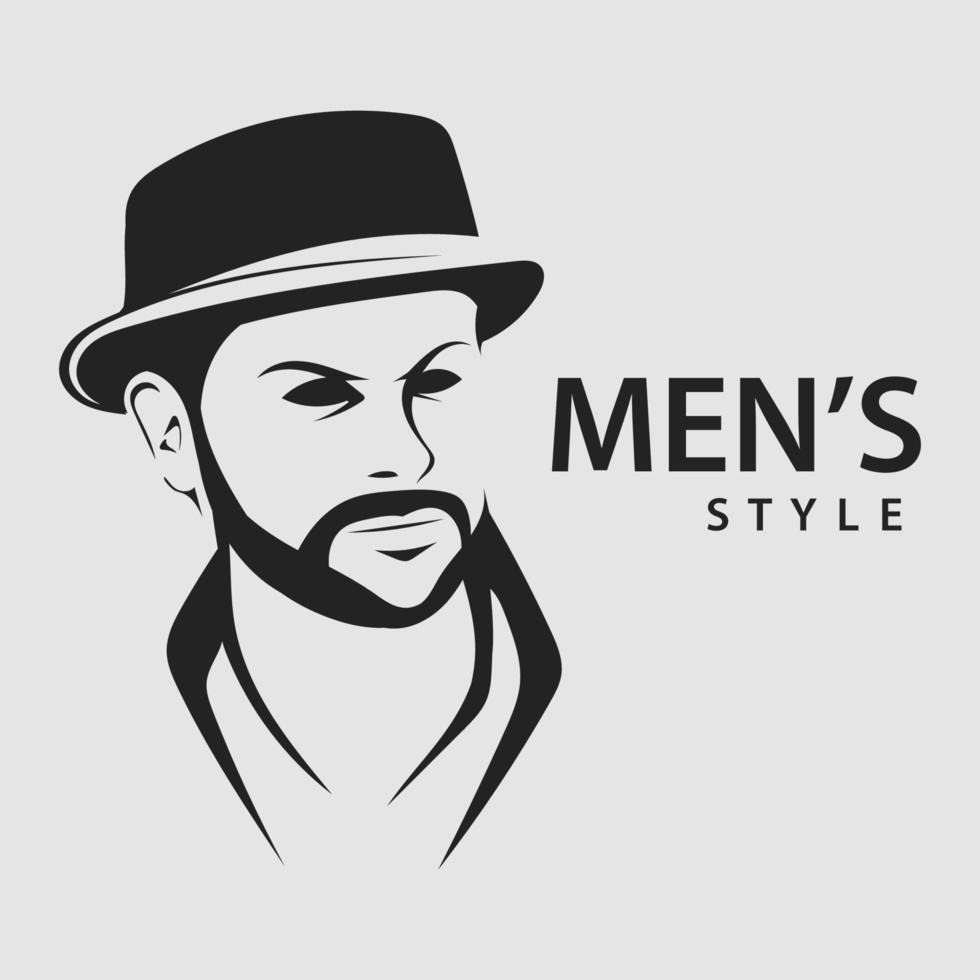 logo de style masculin vecteur