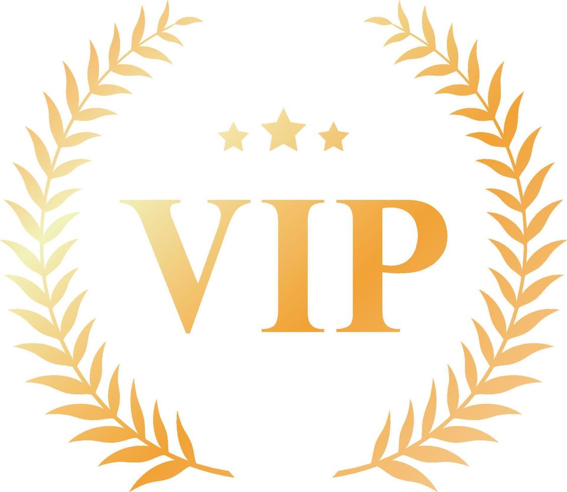 badge de qualité vip ou étiquette d'élément vecteur