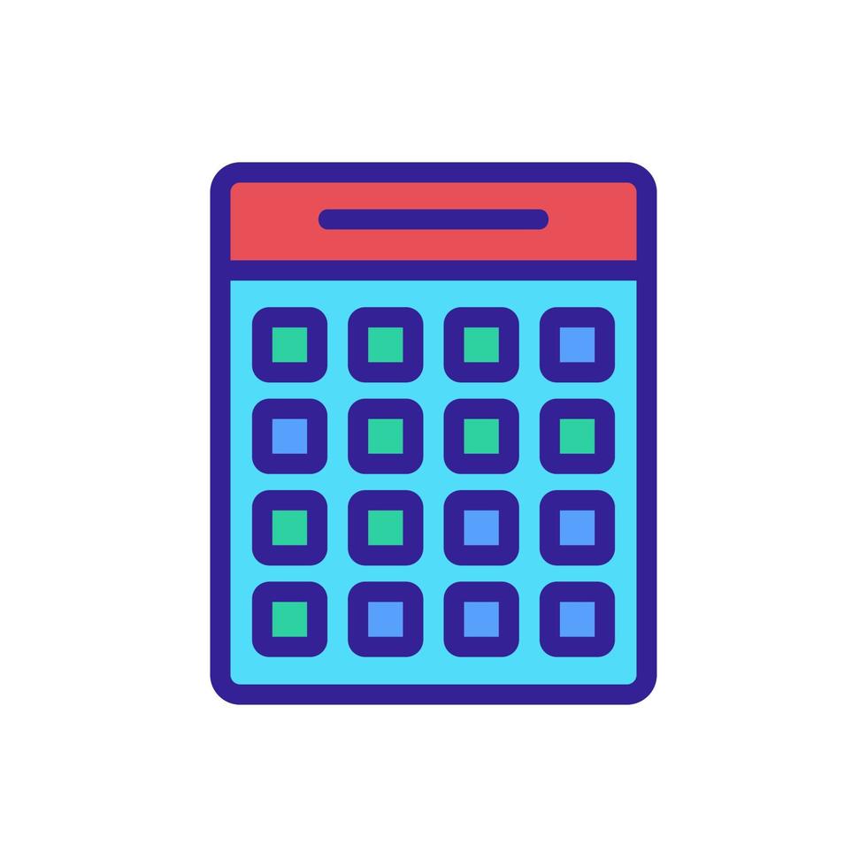 illustration vectorielle de l'icône de la table de bingo vecteur