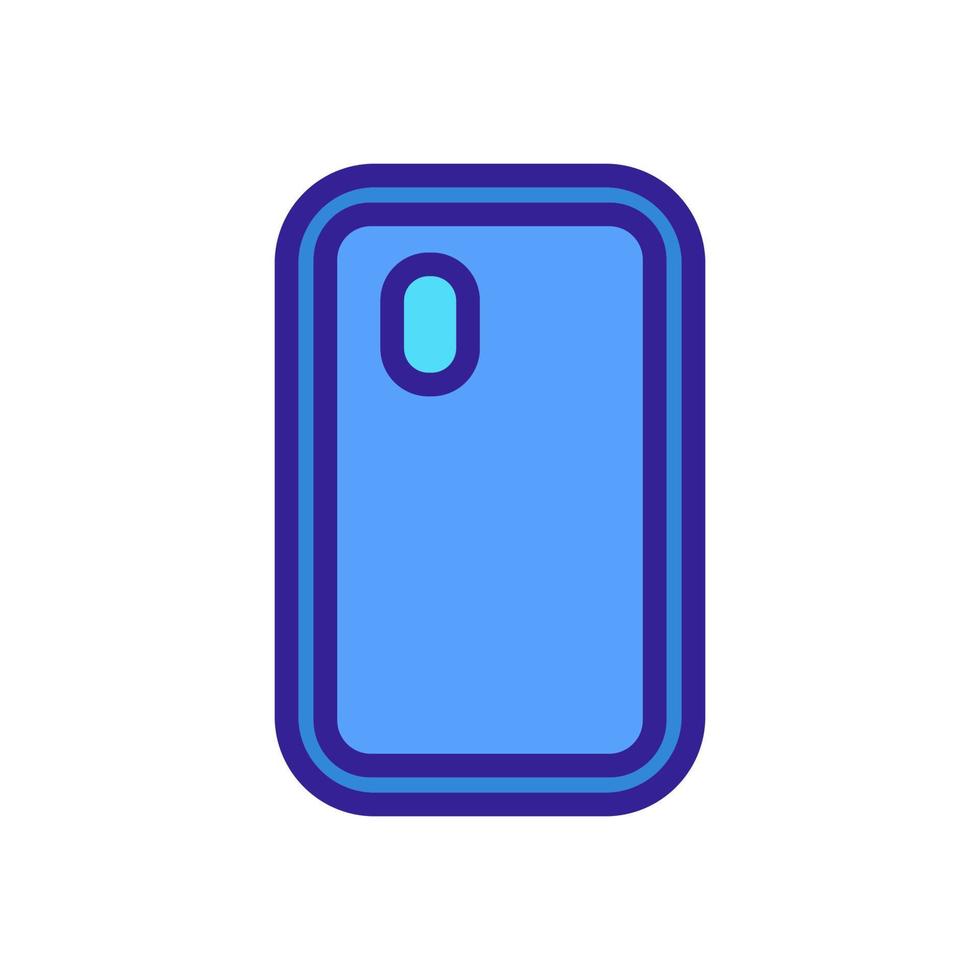 étui de téléphone portable protéger l'illustration du contour vectoriel de l'icône