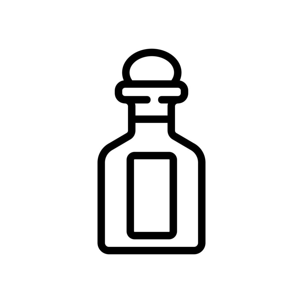 pot d'huiles avec illustration de contour vectoriel icône liquide