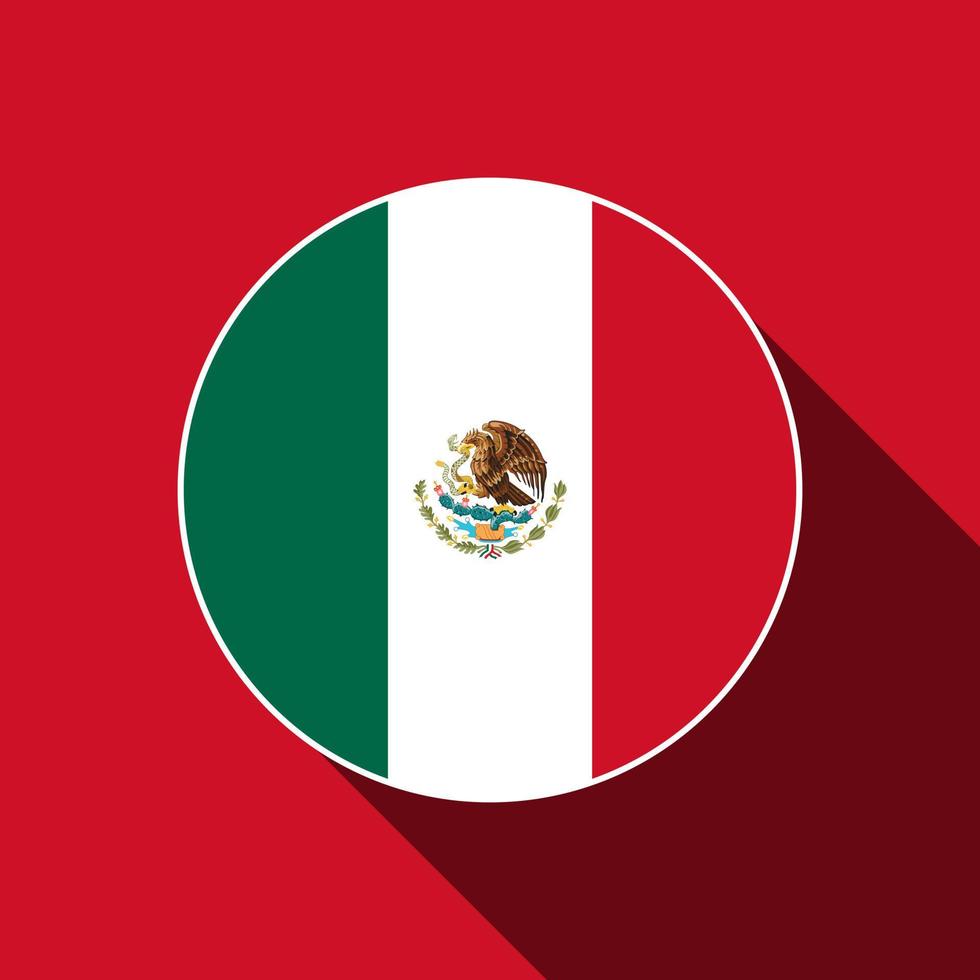 pays mexique. drapeau mexique. illustration vectorielle. vecteur