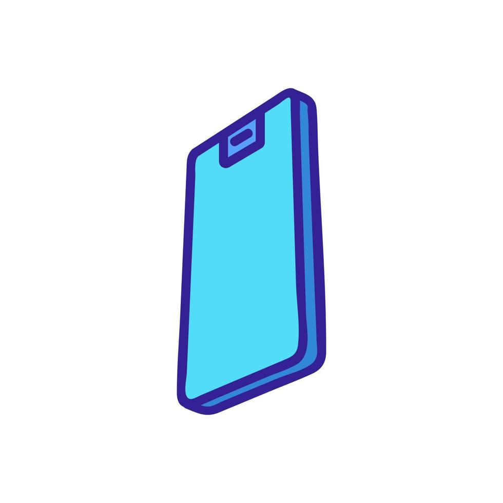 nouvelle icône de téléphone illustration de contour vectoriel