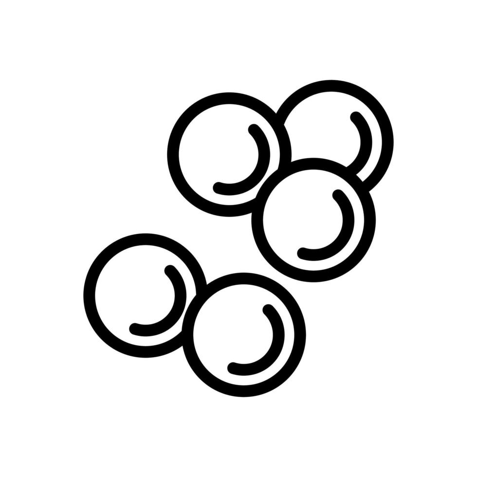 balles de paintball avec illustration de contour vectoriel icône peinture