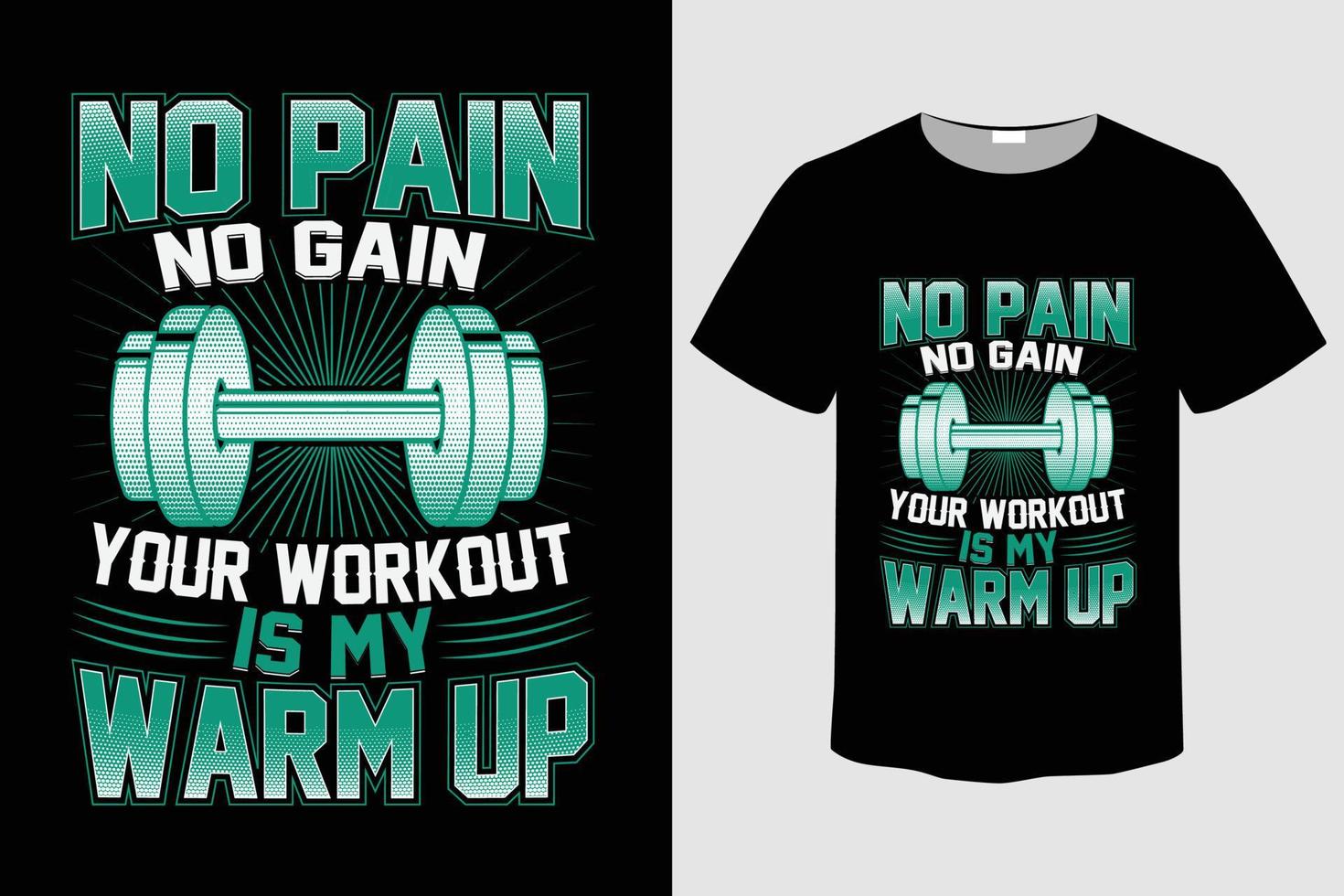 slogan de t-shirt de gym avec logo de bodybuilder et illustration vectorielle de fond grunge vecteur