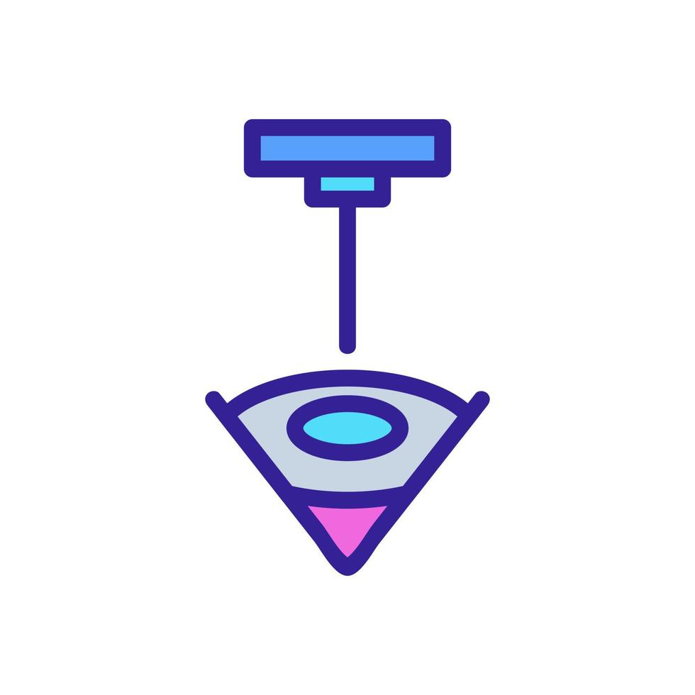 vérification de la vue de l'icône de vecteur. illustration de symbole de contour isolé vecteur