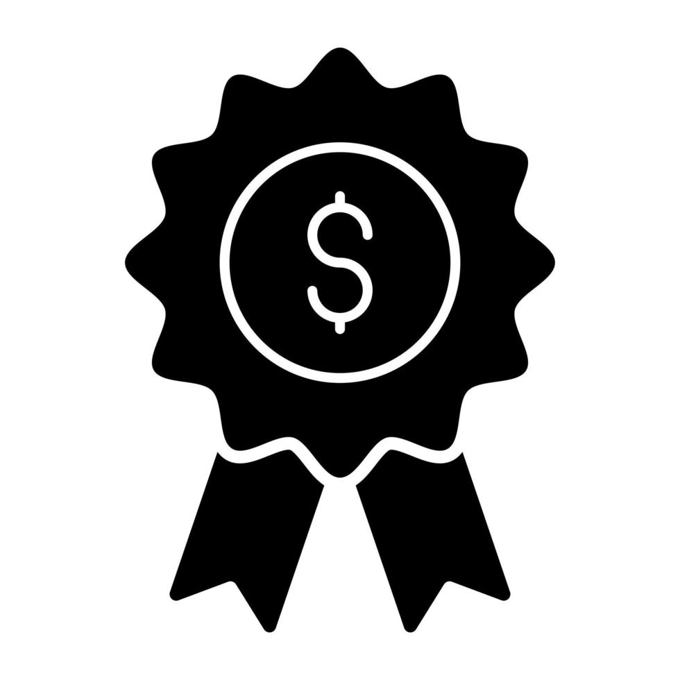 icône de conception parfaite de l'insigne d'argent vecteur