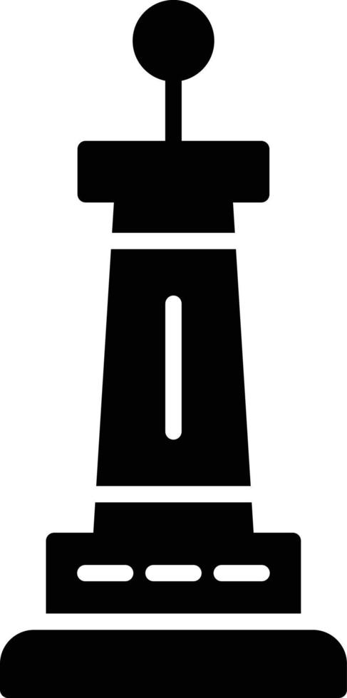 icône de glyphe de monument vecteur