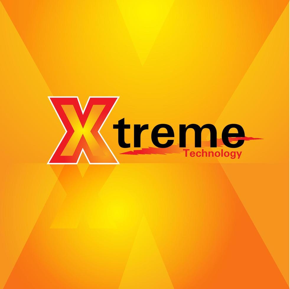 logo de marque pour quelque chose d'extrême vecteur