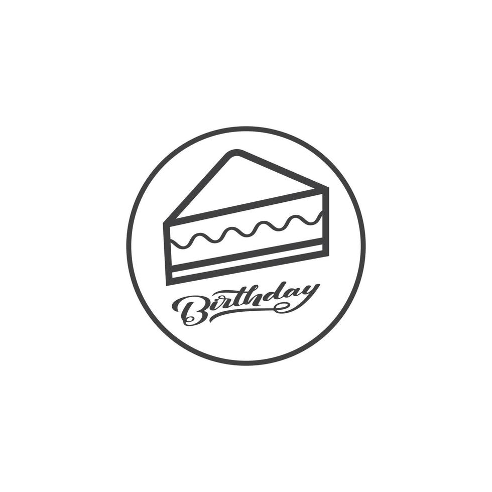 gâteau signe icône illustration vectorielle vecteur