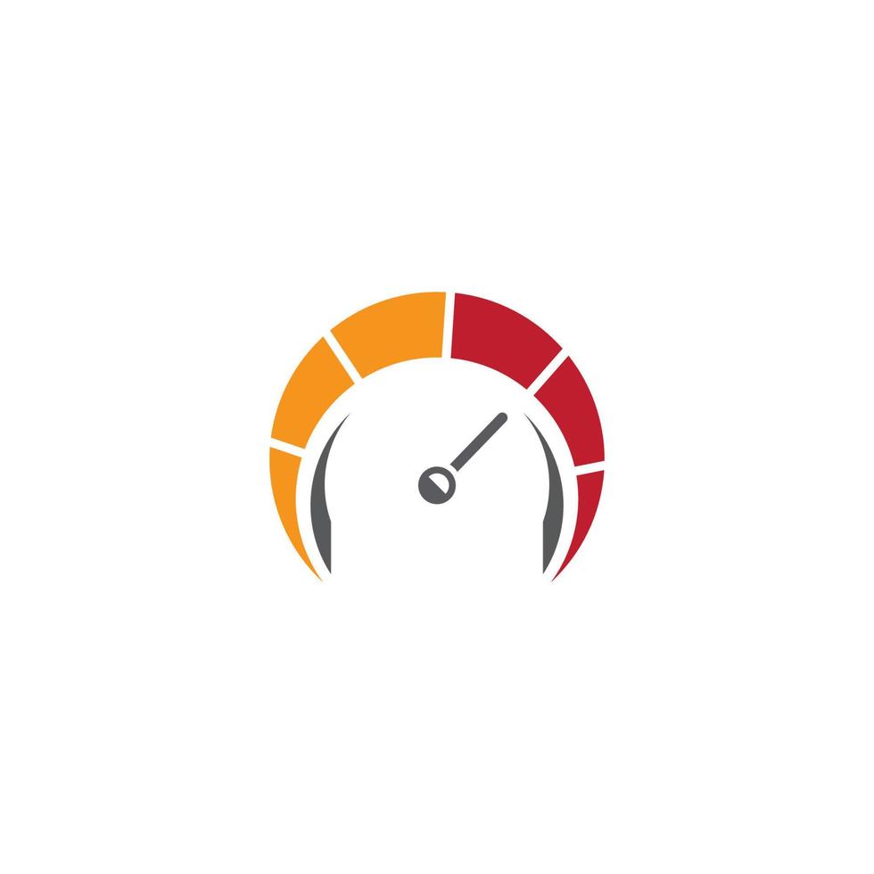 conception de vecteur d'icône de compteur de vitesse