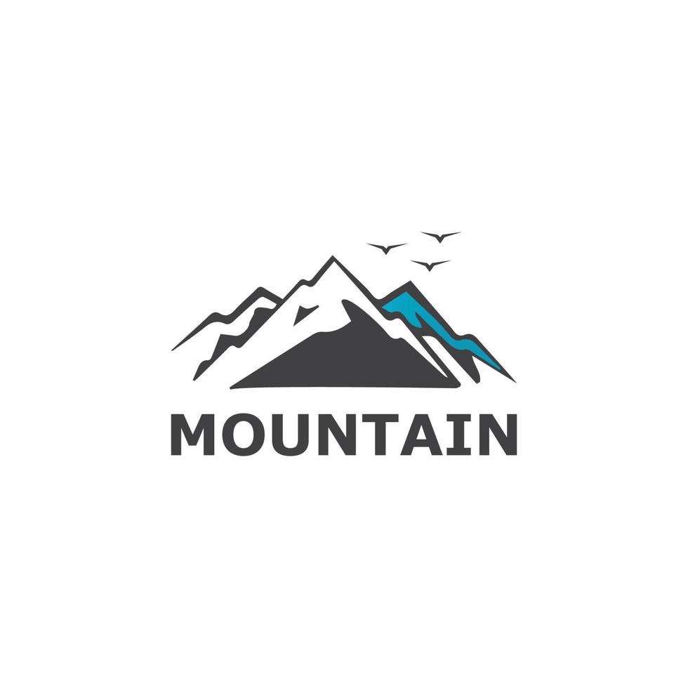 logo d & # 39; icône de montagne vecteur