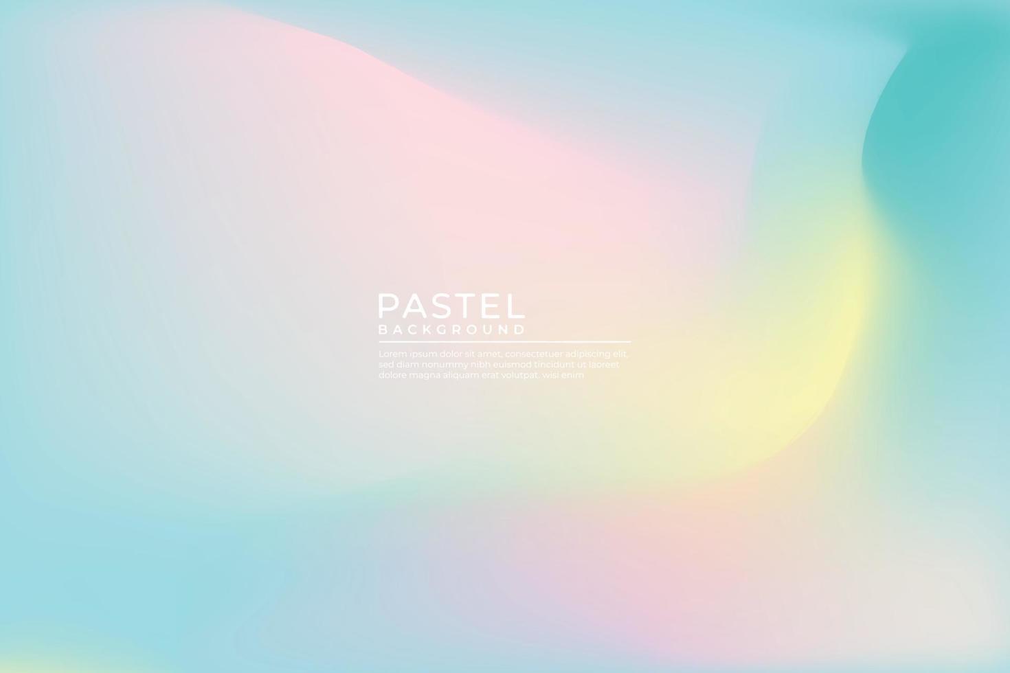 arrière-plan vectoriel dégradé multicolore pastel, forme simple et mélange d'espaces de couleurs comme graphique d'arrière-plan contemporain