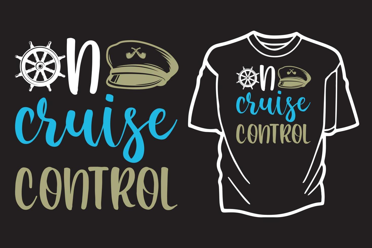 croisière t shirt design typographie vintage rétro et lettrage art illustration graphique vecteur