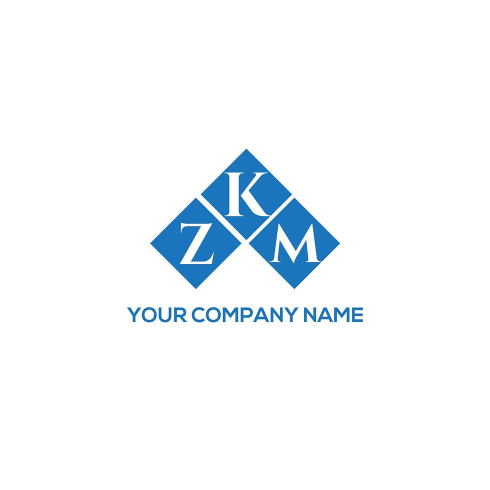 conception de lettre zkm. création de logo de lettre zkm sur fond blanc. concept de logo de lettre initiales créatives zkm. conception de lettre zkm. création de logo de lettre zkm sur fond blanc. z vecteur