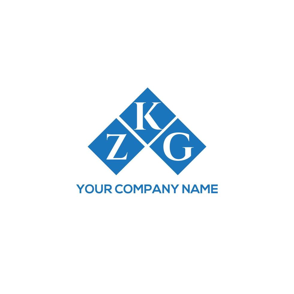 zkg lettre design.zkg lettre logo design sur fond blanc. concept de logo de lettre initiales créatives zkg. zkg lettre design.zkg lettre logo design sur fond blanc. z vecteur