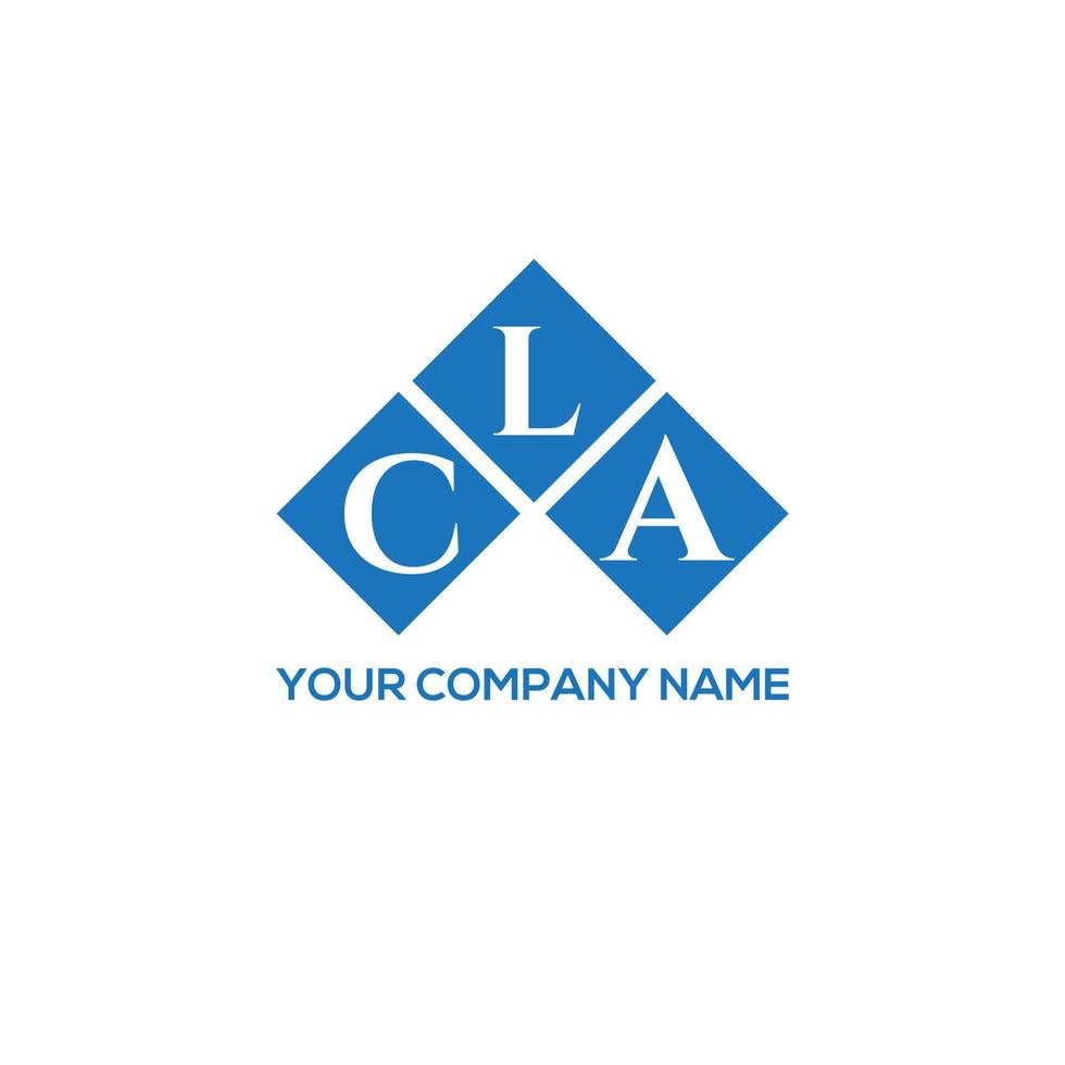 conception de lettre cla. création de logo de lettre cla sur fond blanc. concept de logo de lettre initiales créatives cla. conception de lettre cla. création de logo de lettre cla sur fond blanc. c vecteur